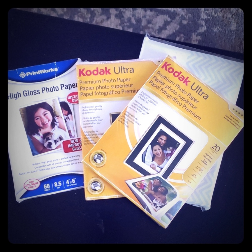 Ultra gloss photo paper